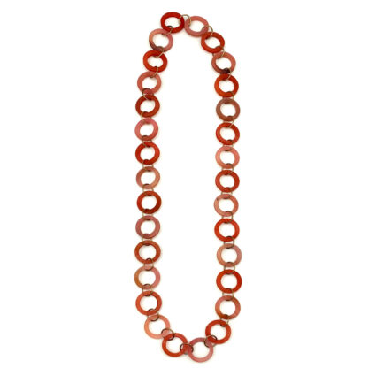 Omala Rosy Cheeks Collection Necklace - Small Open Rings