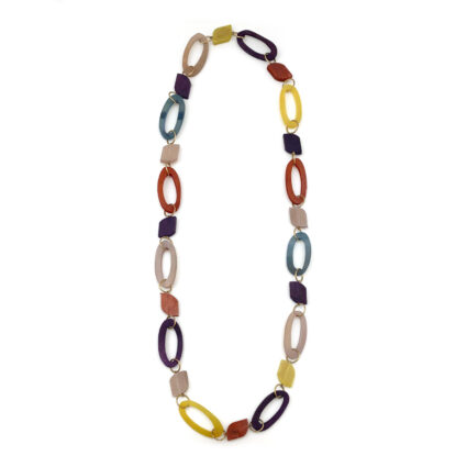 Omala Bold & Brash Collection Necklace - Geometric and Ovals