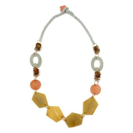 Omala Pleasing Pastels Collection Necklace - Abstract Shapes