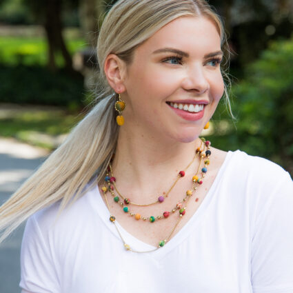 Aasha Multi-Layered Beaded Necklace