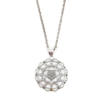 Tanvi Collection Necklace - Silver Points and Scallops