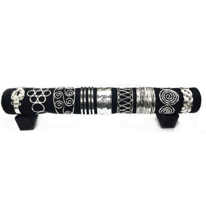 Burlap Bar Display (Black)