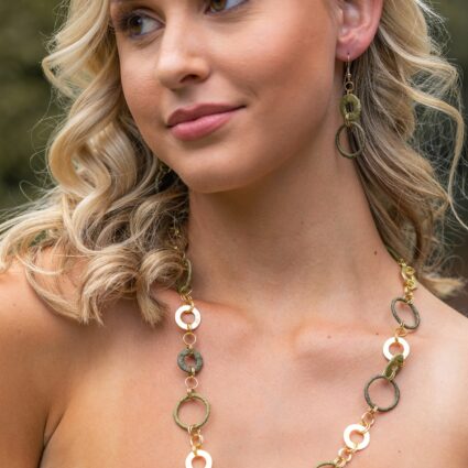 Sachi Raffia Rings Earrings - Large Rings