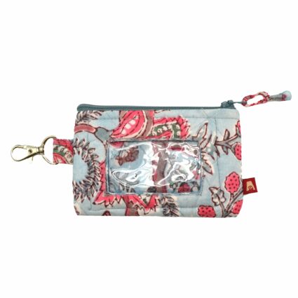 ID Pouch - Block Printed Organic Cotton