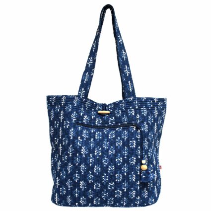 Shopper Tote - Block Printed Organic Cotton