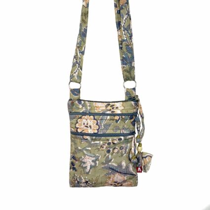 Hipster Bag - Block Printed Organic Cotton