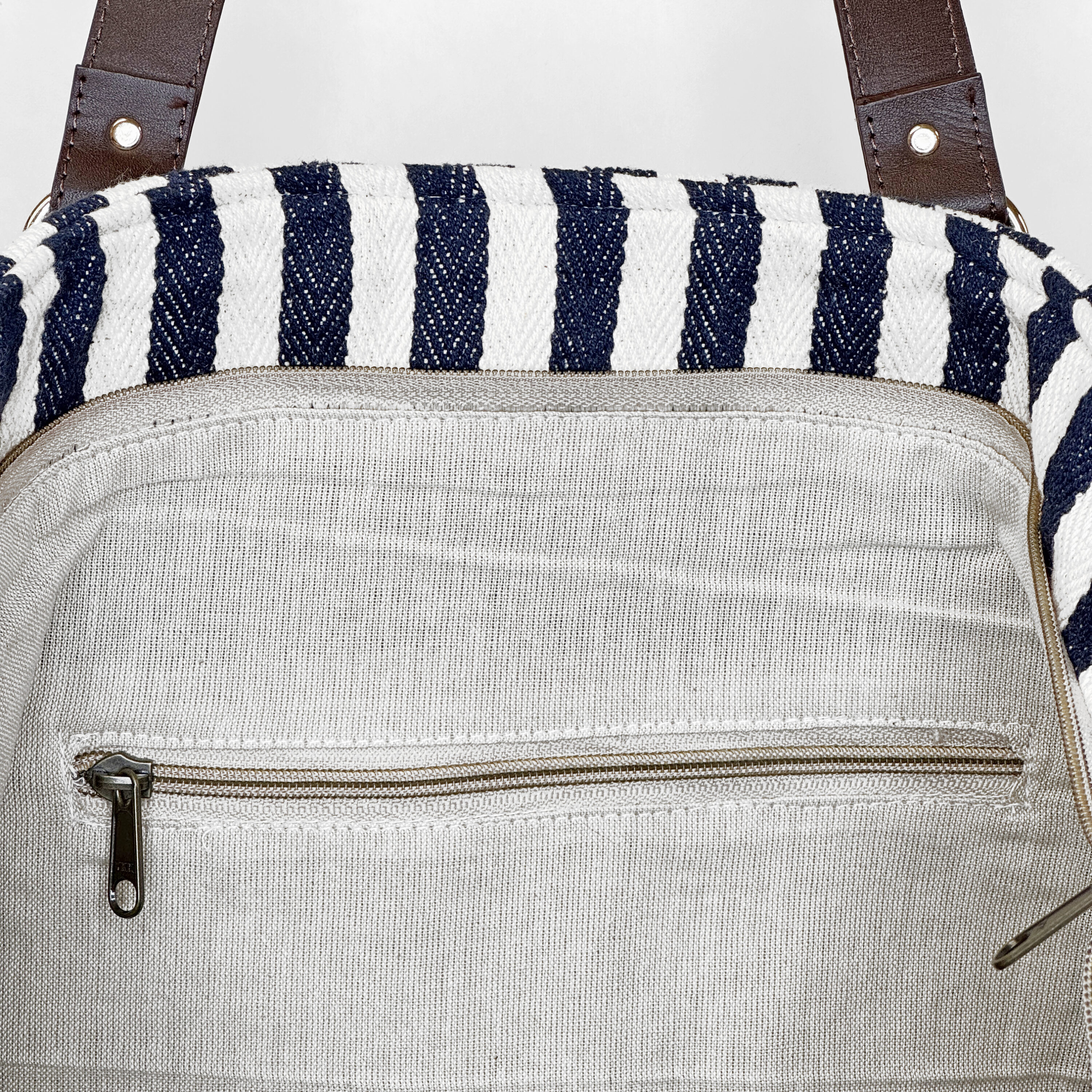 Malibu Tote - Tote with Leather Handles - Image 5